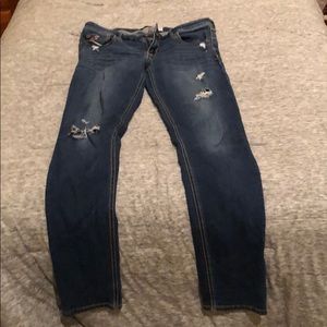 Hollister ripped jeans